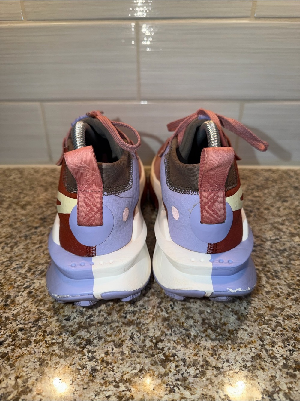 Nike Women’s Pink and Lavender ZoomX Trail Running Shoes - Picture 6 of 9